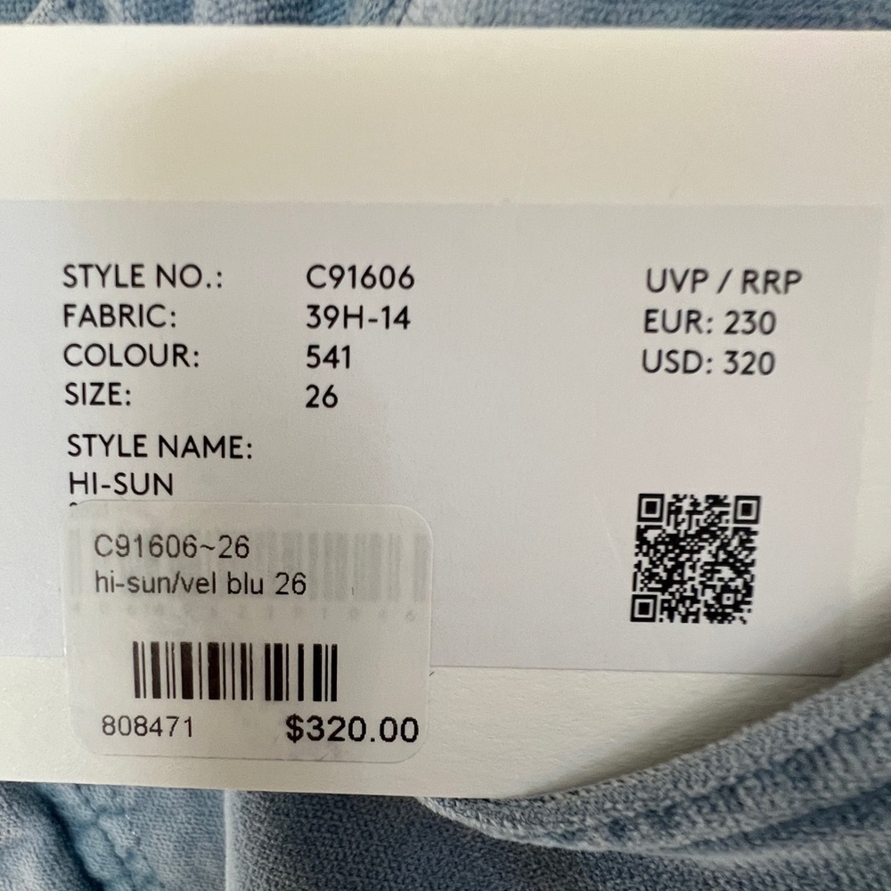 Closed - Hi-Sun Jeans- Velvet Lt Blue -NWT - Picture 5 of 5